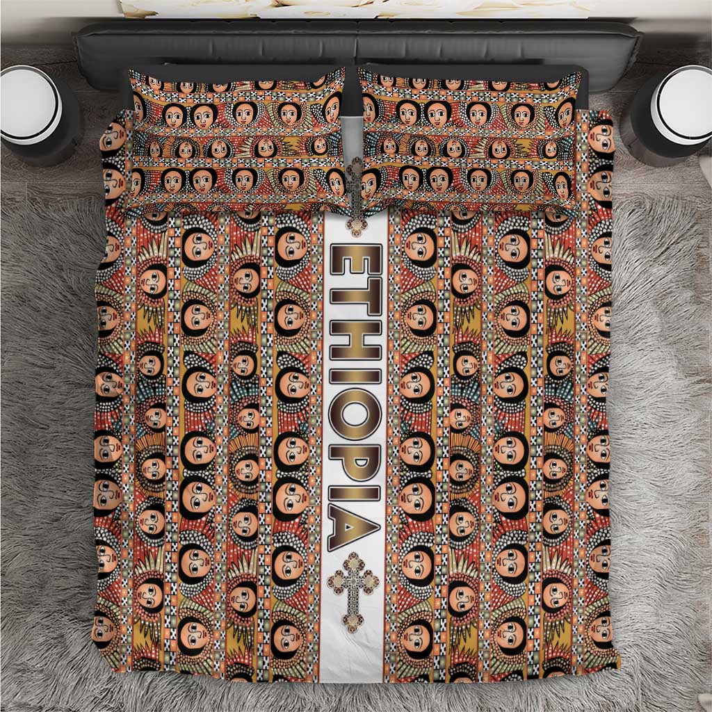 Ethiopia Bedding Set Ethiopian Tewahedo Angel Orthodox LT15