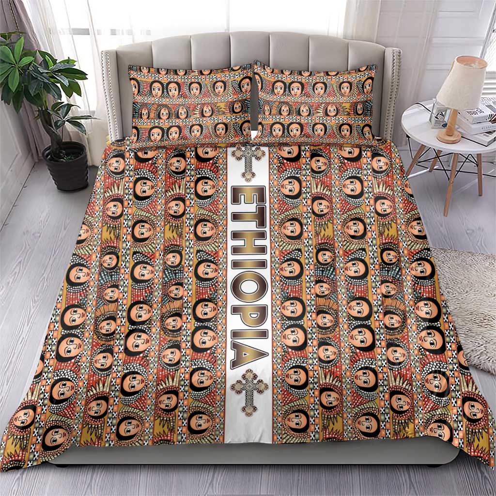 Ethiopia Bedding Set Ethiopian Tewahedo Angel Orthodox LT15