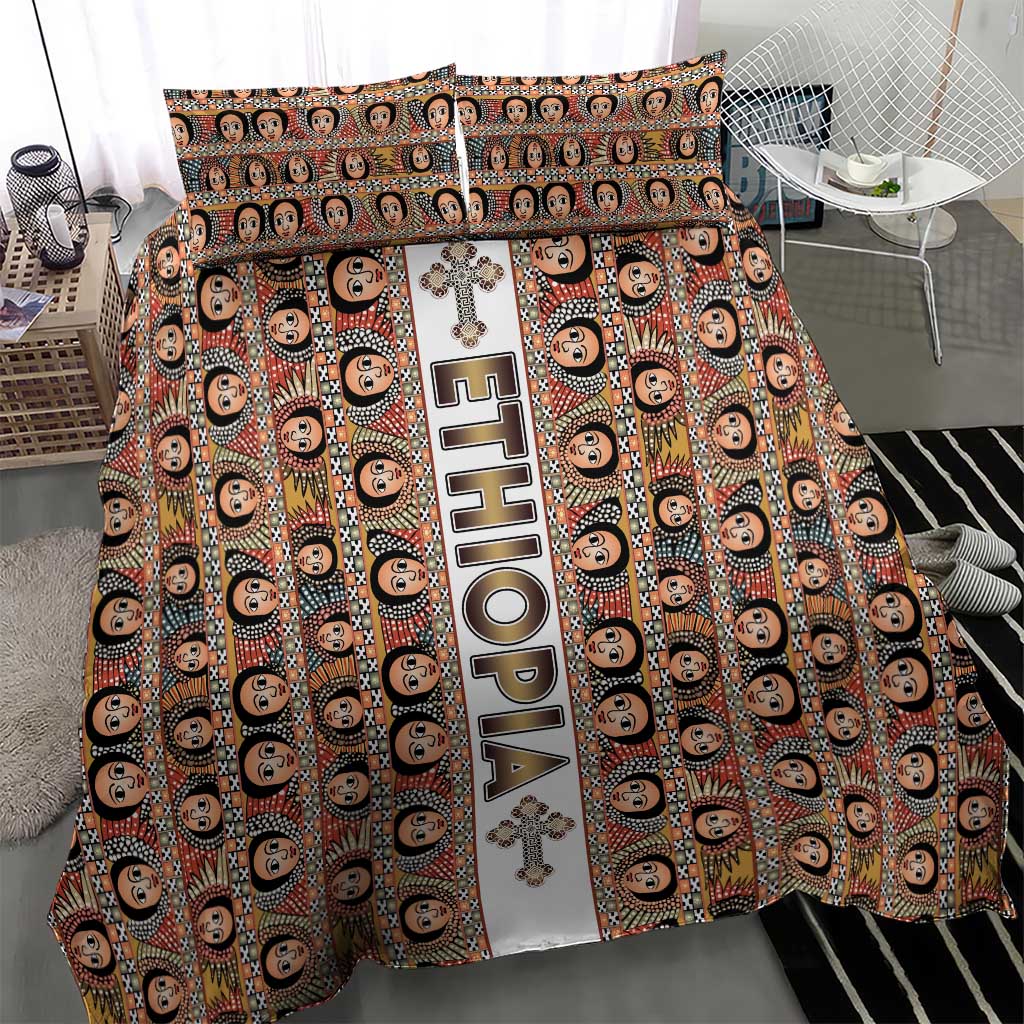 Ethiopia Bedding Set Ethiopian Tewahedo Angel Orthodox LT15