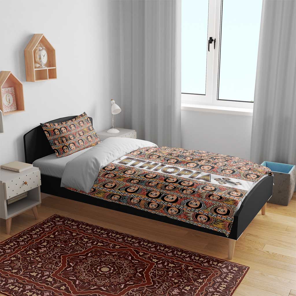 Ethiopia Bedding Set Ethiopian Tewahedo Angel Orthodox LT15