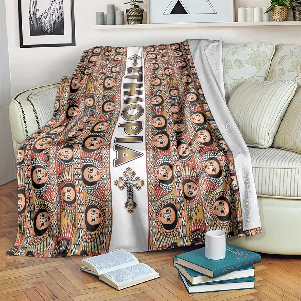 Ethiopia Blanket Ethiopian Tewahedo Angel Orthodox LT15