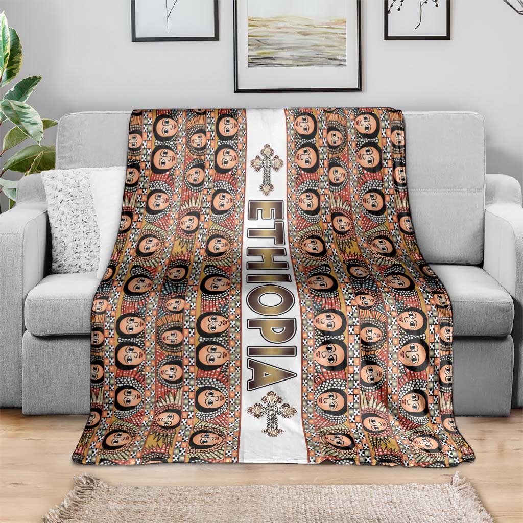 Ethiopia Blanket Ethiopian Tewahedo Angel Orthodox LT15