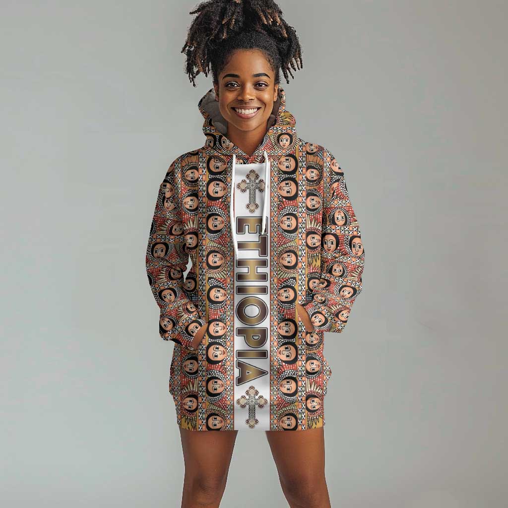 Personalized Ethiopia Hoodie Dress Ethiopian Tewahedo Angel Orthodox LT15