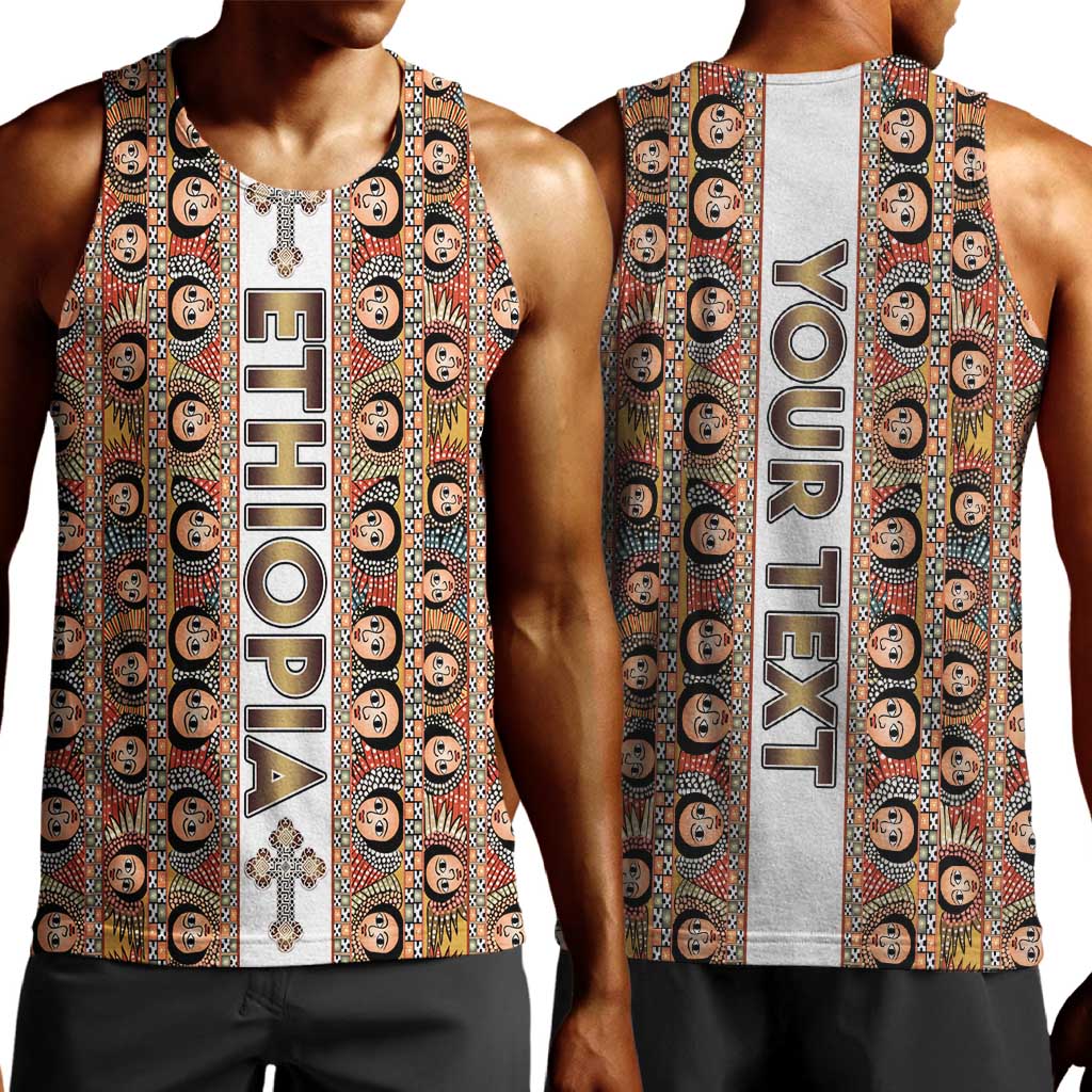 Personalized Ethiopia Men Tank Top Ethiopian Tewahedo Angel Orthodox LT15