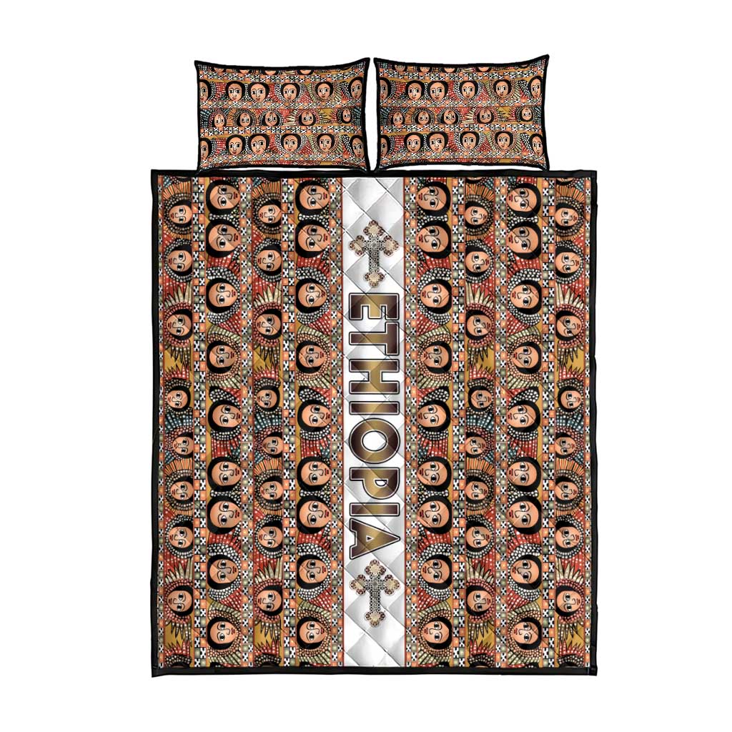 Ethiopia Quilt Bed Set Ethiopian Tewahedo Angel Orthodox LT15