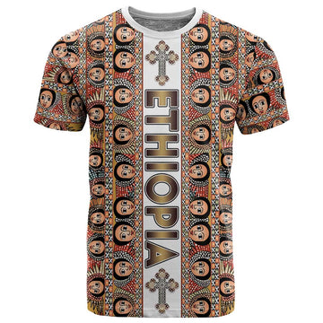 Personalized Ethiopia T shirt Ethiopian Tewahedo Angel Orthodox LT15