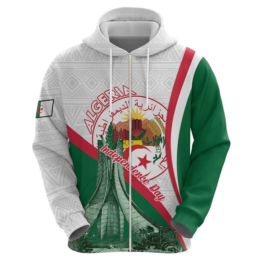 Happy Algeria Independence Day Hoodie Maqam Echahid Coat Of Arms LT15