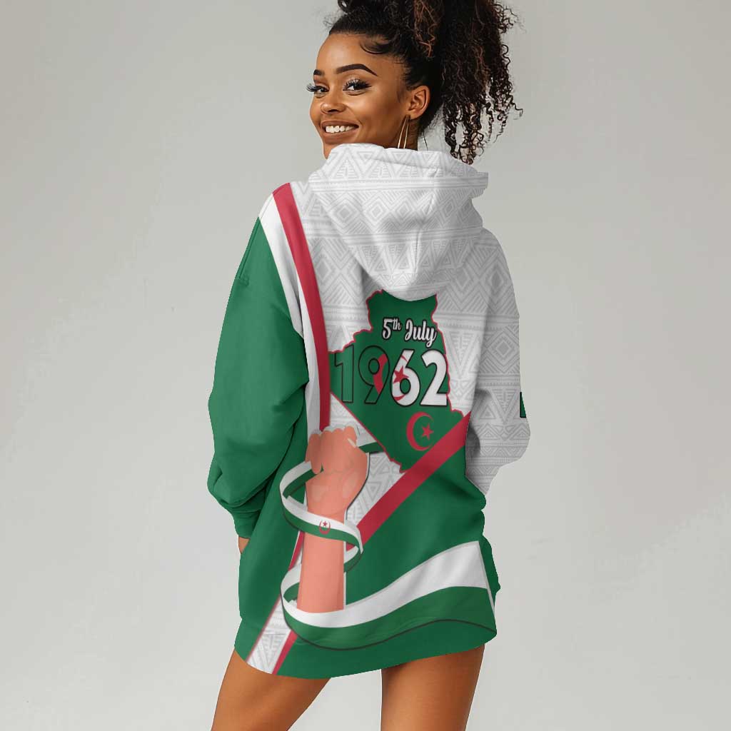 Algeria Independence Day Hoodie Dress Coat Of Arms With Maqam Echahid LT15