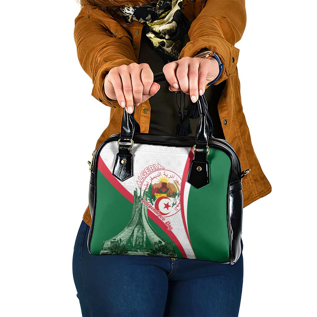 Happy Algeria Independence Day Shoulder Handbag Maqam Echahid Coat Of Arms LT15