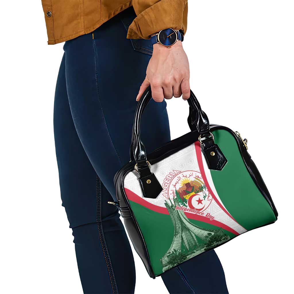 Happy Algeria Independence Day Shoulder Handbag Maqam Echahid Coat Of Arms LT15