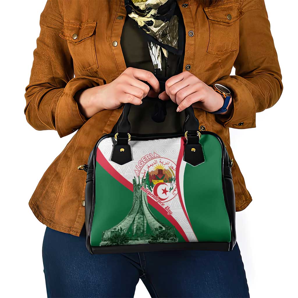 Happy Algeria Independence Day Shoulder Handbag Maqam Echahid Coat Of Arms LT15