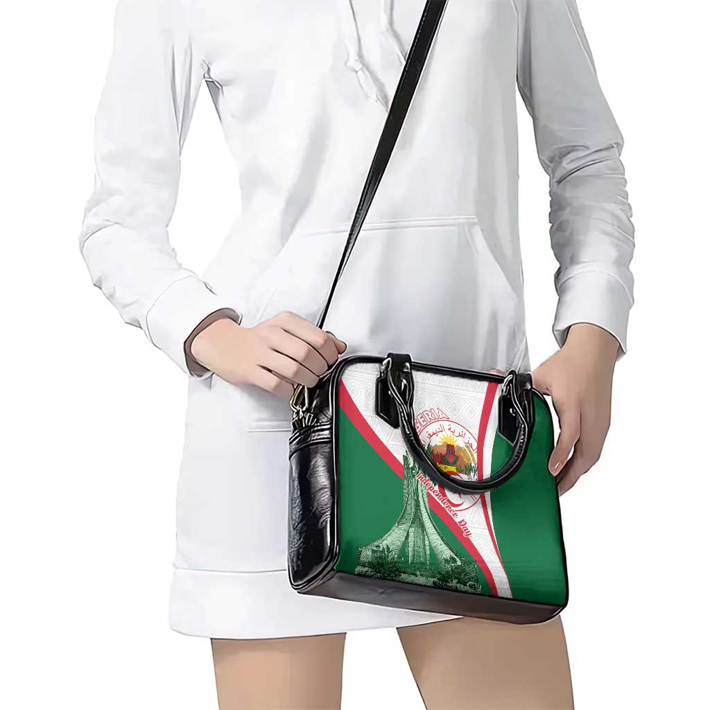 Happy Algeria Independence Day Shoulder Handbag Maqam Echahid Coat Of Arms LT15