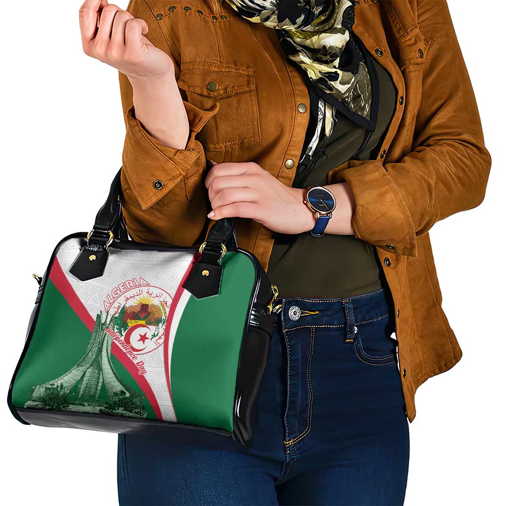 Happy Algeria Independence Day Shoulder Handbag Maqam Echahid Coat Of Arms LT15