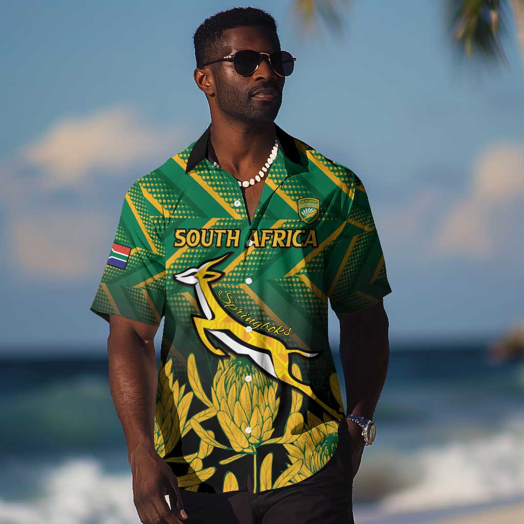 South Africa Rugby Custom Hawaiian Shirt Go Springboks Go LT15