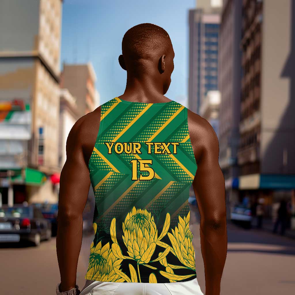 South Africa Rugby Custom Men Tank Top Go Springboks Go LT15