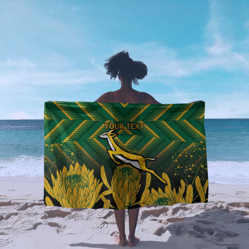 South Africa Rugby Custom Sarong Go Springboks Go LT15