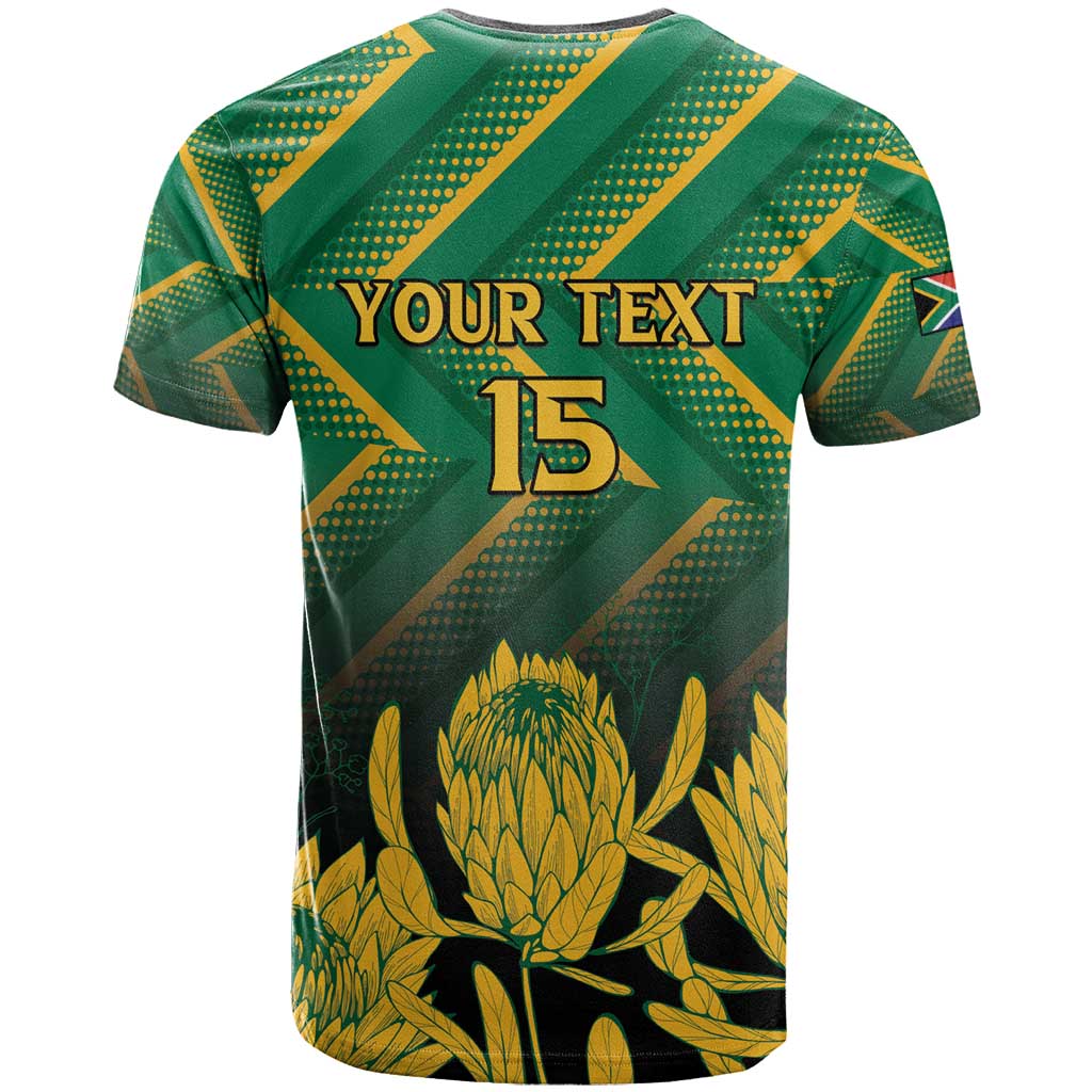 South Africa Rugby Custom T shirt Go Springboks Go LT15