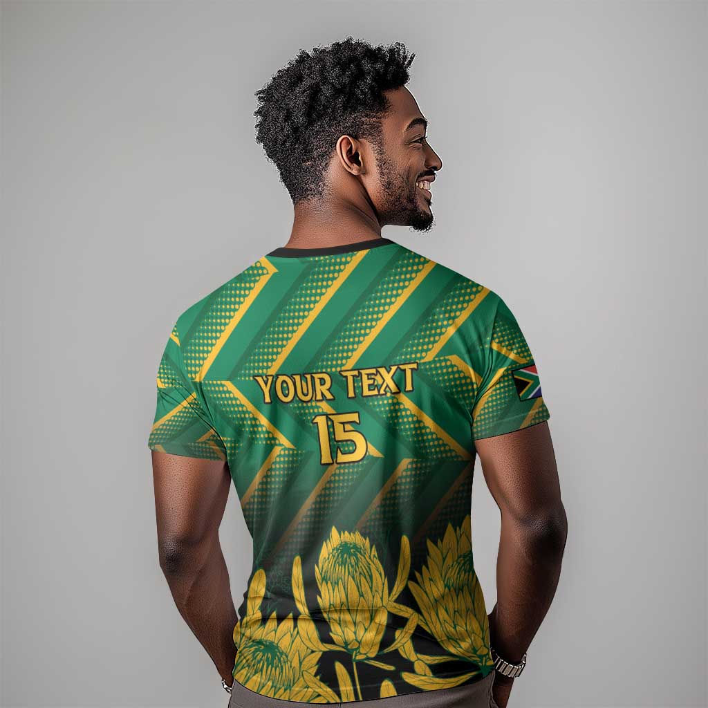 South Africa Rugby Custom T shirt Go Springboks Go LT15