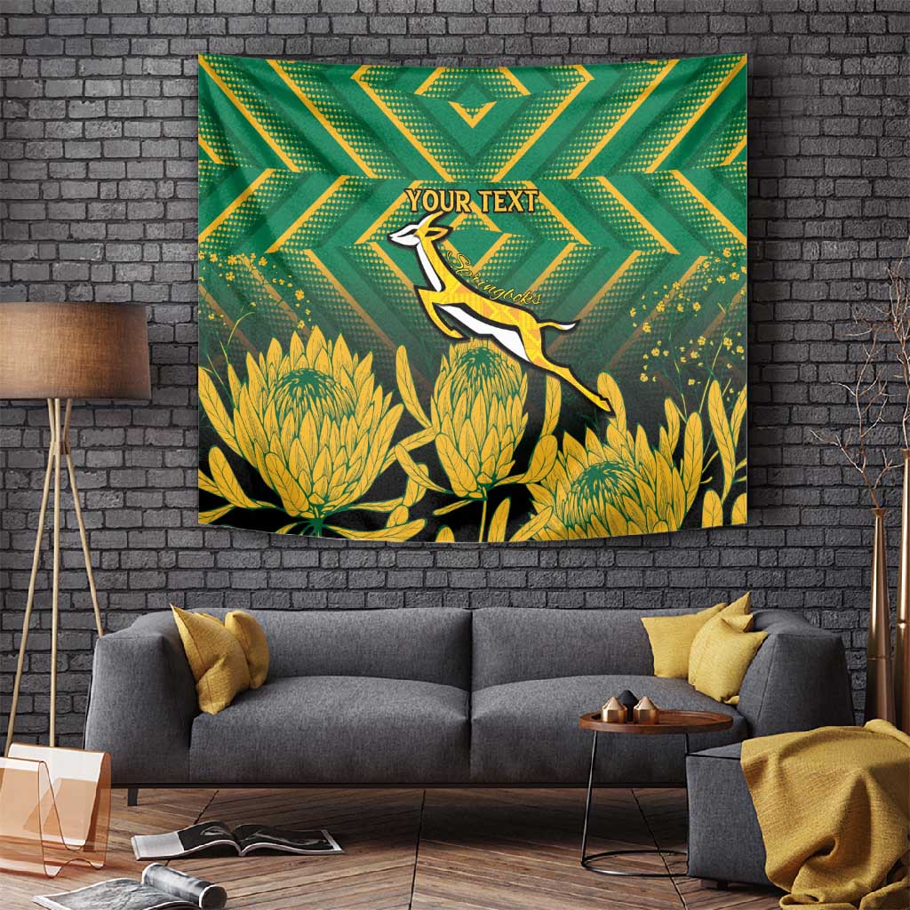 South Africa Rugby Custom Tapestry Go Springboks Go LT15
