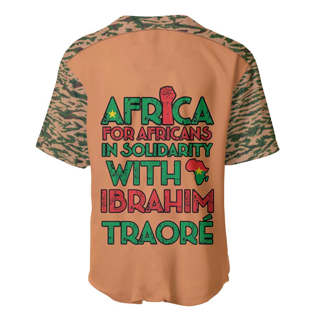 Traore Is My President Baseball Jersey Africa For Africans LT15