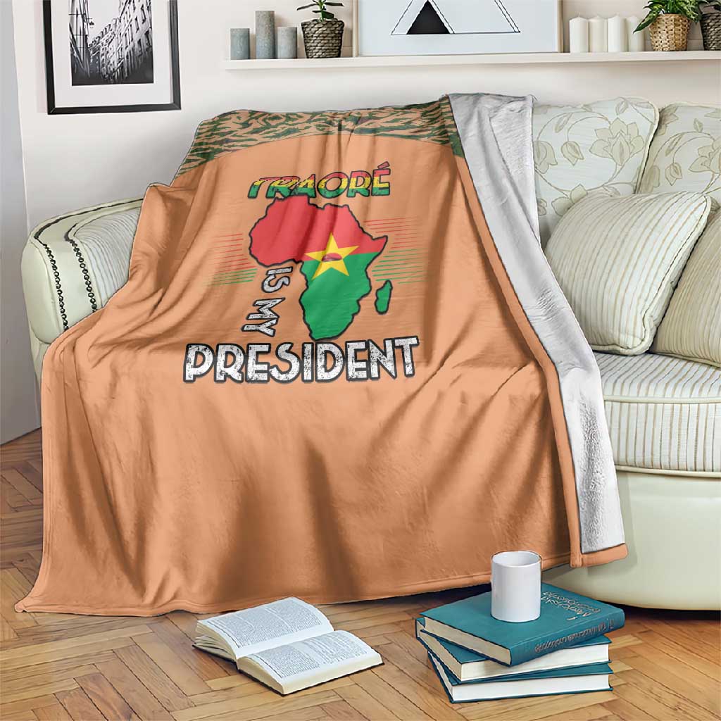 Traore Is My President Blanket Africa For Africans LT15
