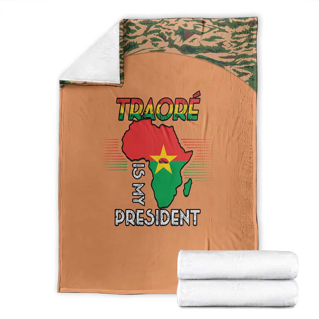 Traore Is My President Blanket Africa For Africans LT15