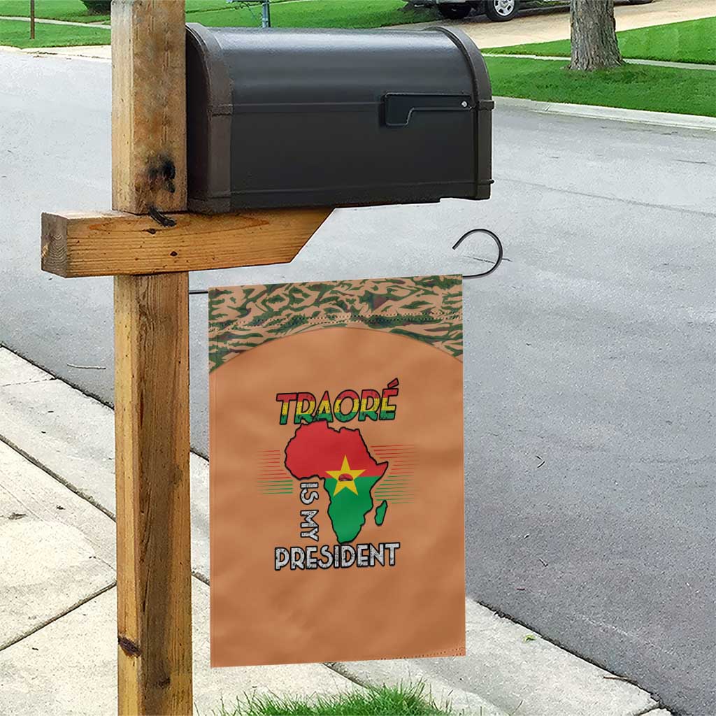 Traore Is My President Garden Flag Africa For Africans LT15