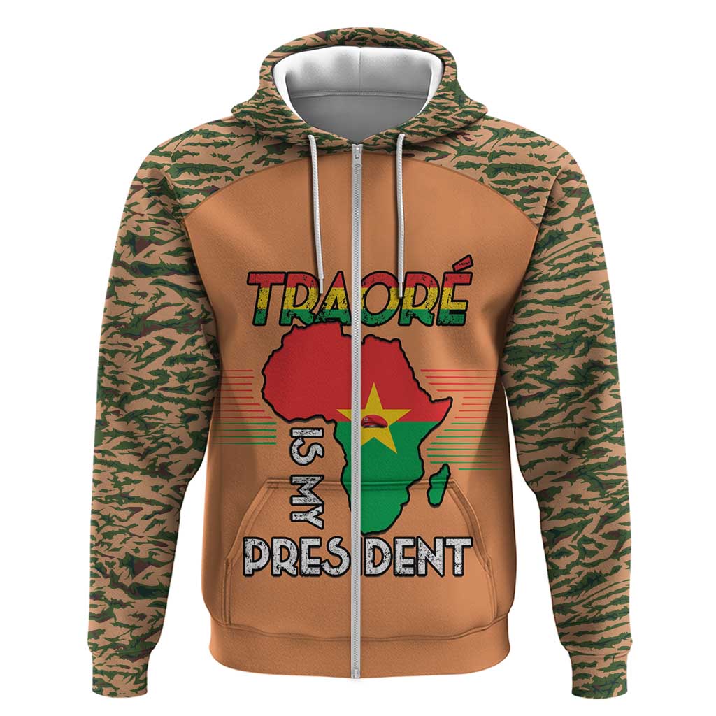 Africa in Solidarity with Traore Hoodie Africa For Africans LT15