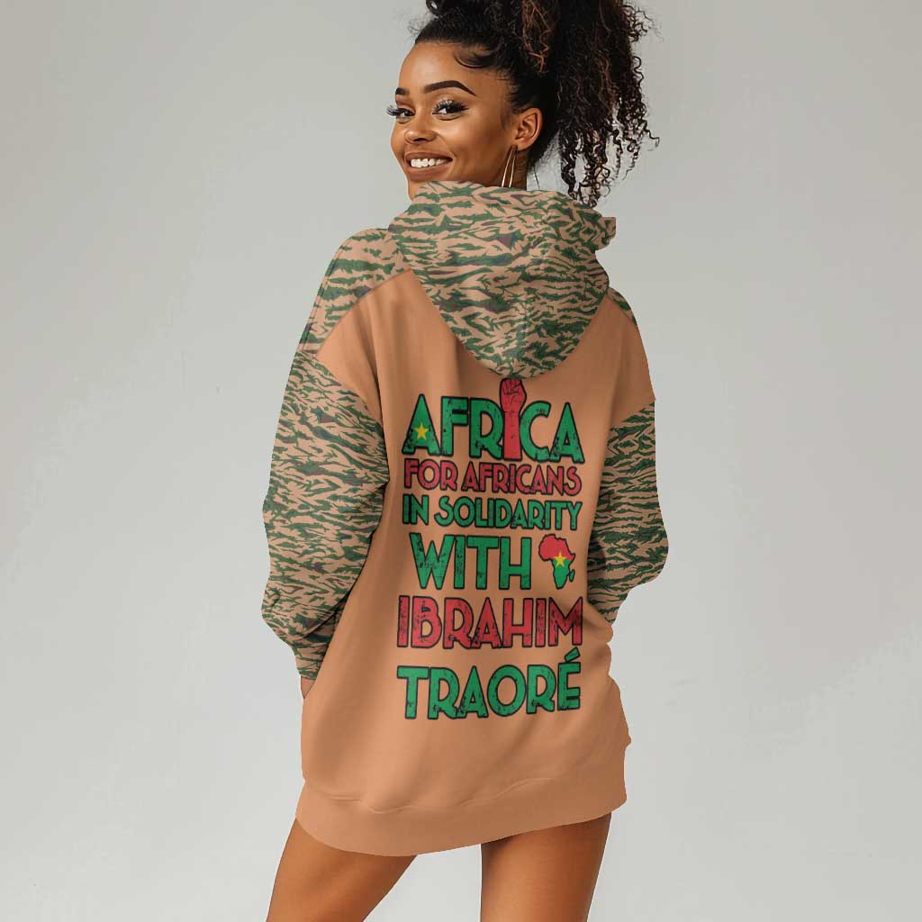 Traore Is My President Hoodie Dress Africa For Africans LT15