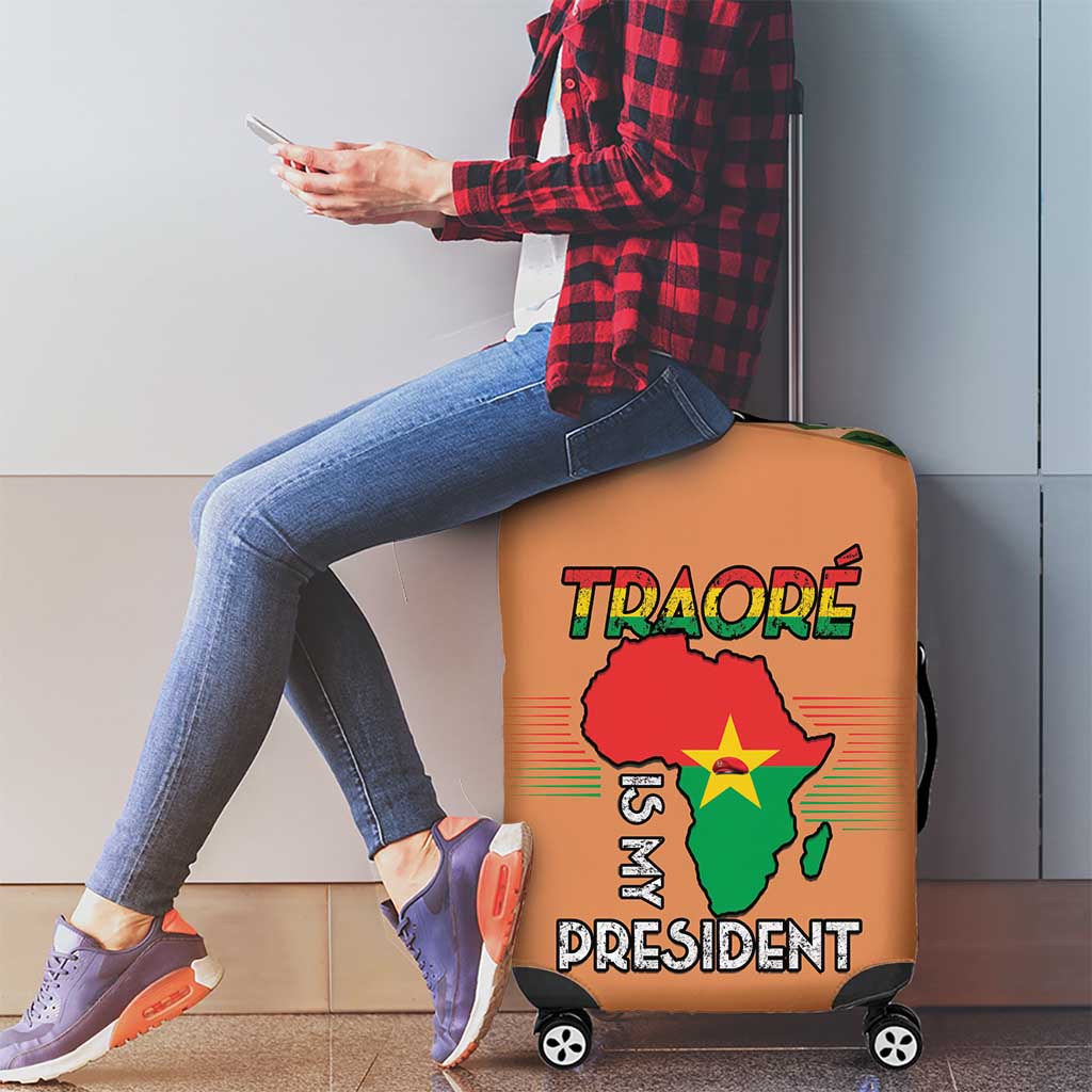 Africa in Solidarity with Traore Luggage Cover Africa For Africans LT15