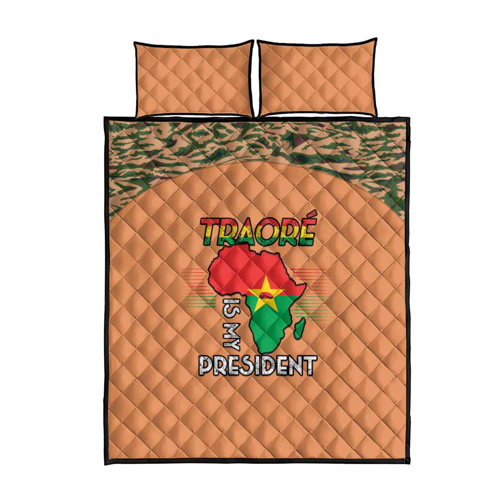 Traore Is My President Quilt Bed Set Africa For Africans LT15
