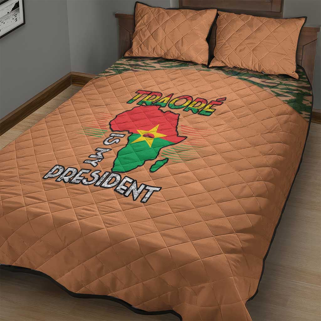 Traore Is My President Quilt Bed Set Africa For Africans LT15