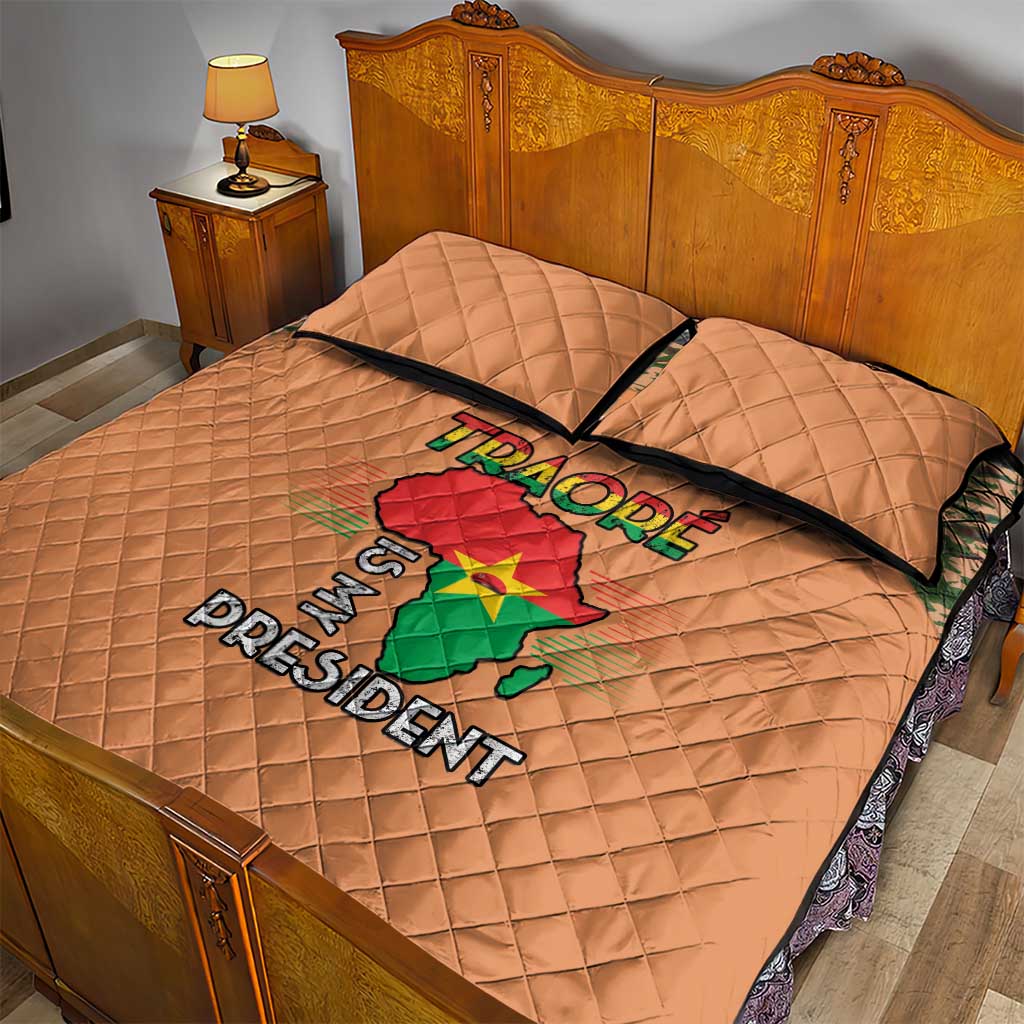 Traore Is My President Quilt Bed Set Africa For Africans LT15