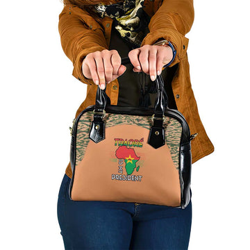 Africa in Solidarity with Traore Shoulder Handbag Africa For Africans LT15