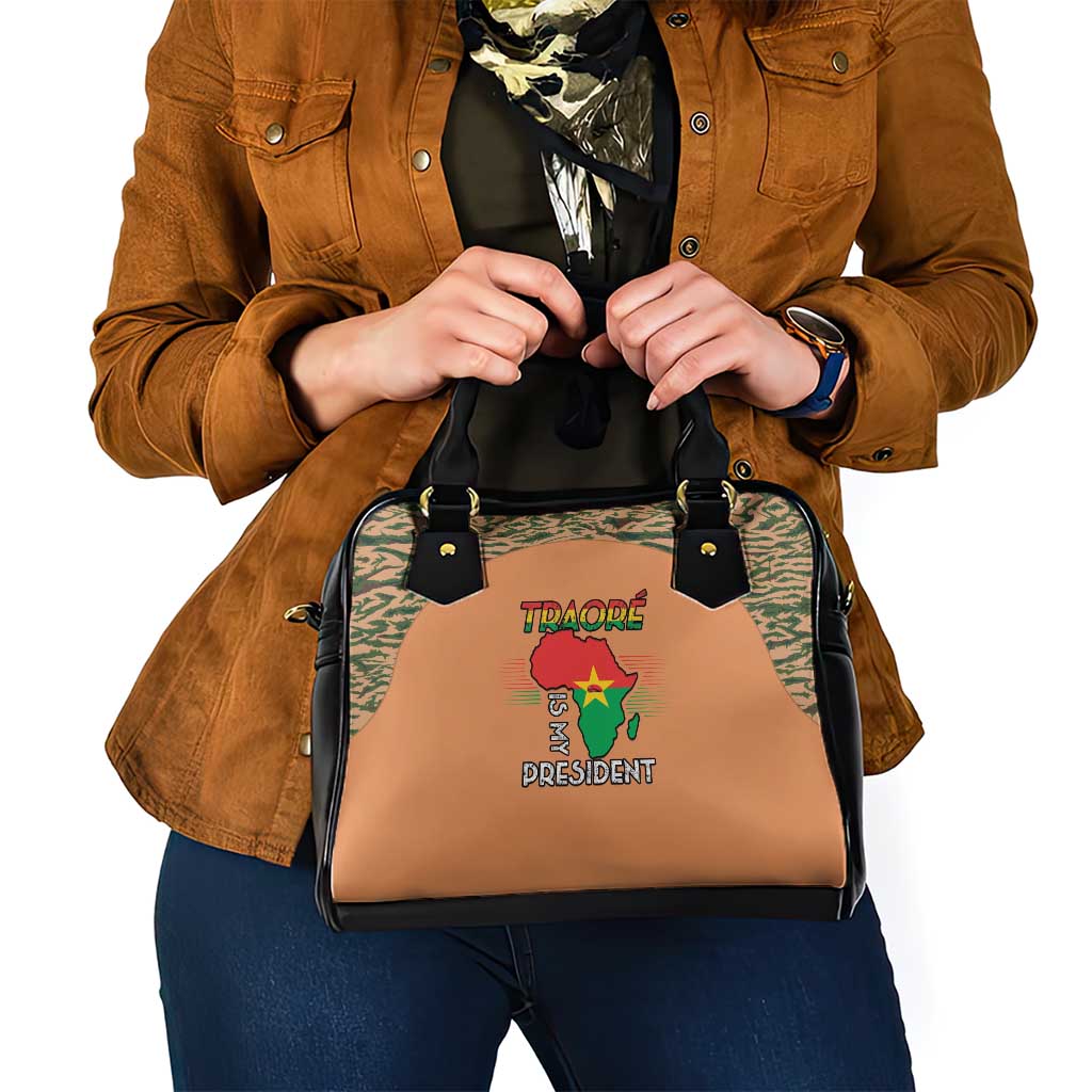 Africa in Solidarity with Traore Shoulder Handbag Africa For Africans LT15