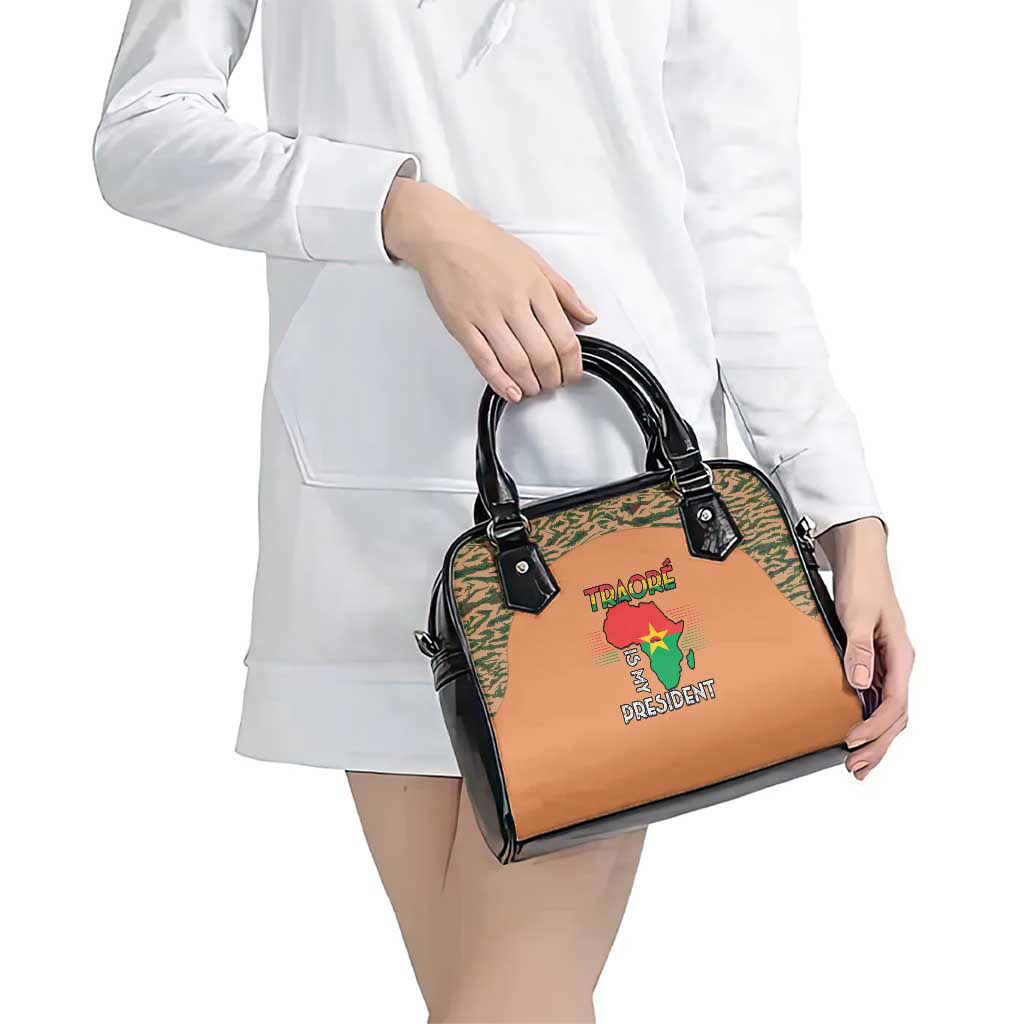 Africa in Solidarity with Traore Shoulder Handbag Africa For Africans LT15