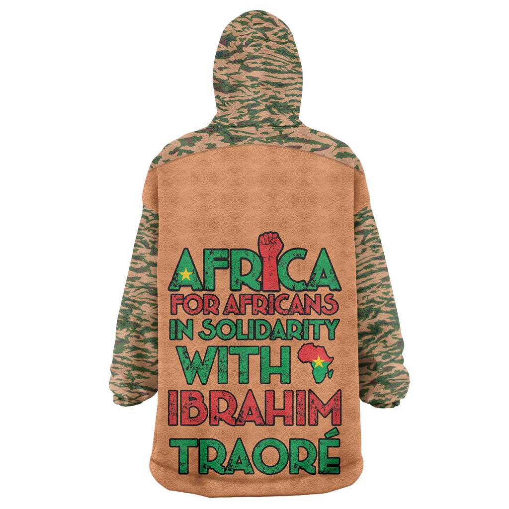 Traore Is My President Wearable Blanket Hoodie Africa For Africans LT15