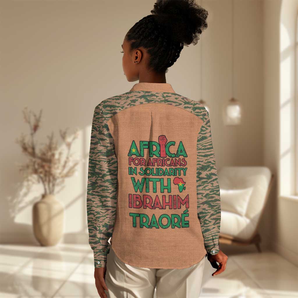 Traore Is My President Women Casual Shirt Africa For Africans LT15