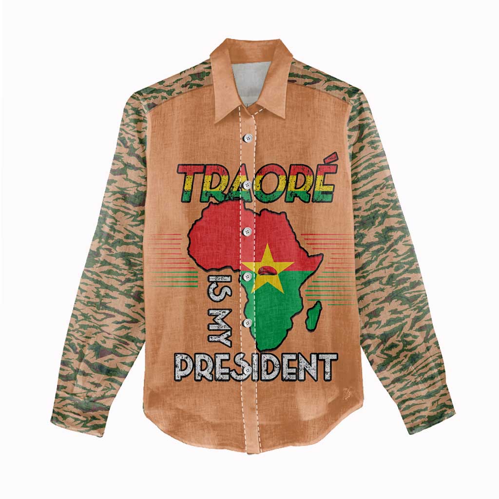 Traore Is My President Women Casual Shirt Africa For Africans LT15
