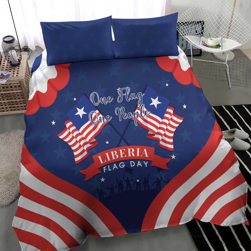 Liberia Flag Day Bedding Set One Flag One People LT15