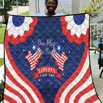 Liberia Flag Day Quilt One Flag One People LT15