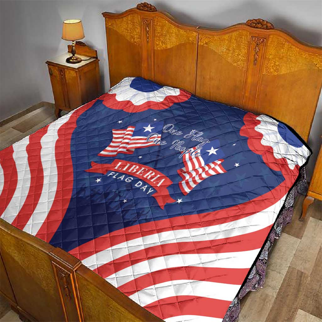 Liberia Flag Day Quilt One Flag One People LT15