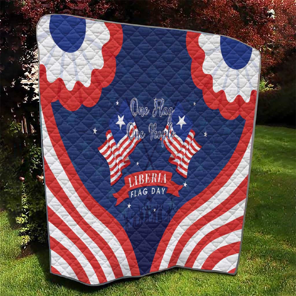 Liberia Flag Day Quilt One Flag One People LT15