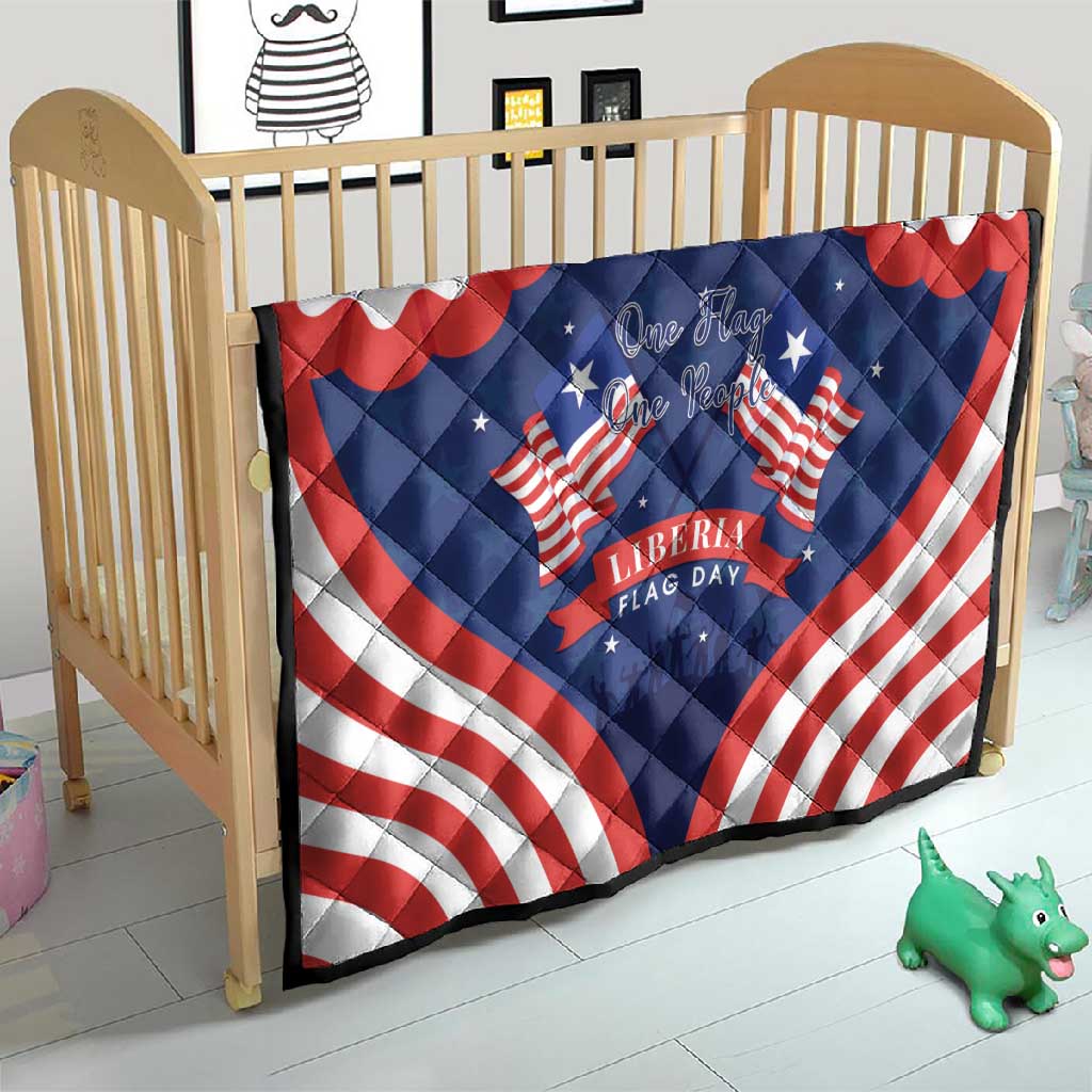 Liberia Flag Day Quilt One Flag One People LT15