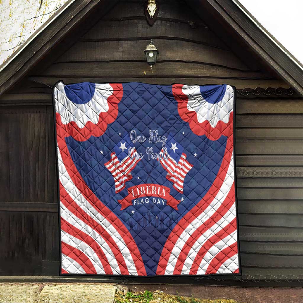 Liberia Flag Day Quilt One Flag One People LT15