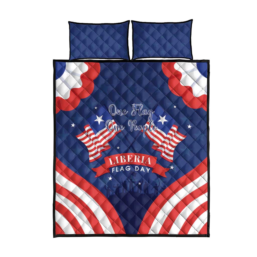Liberia Flag Day Quilt Bed Set One Flag One People LT15