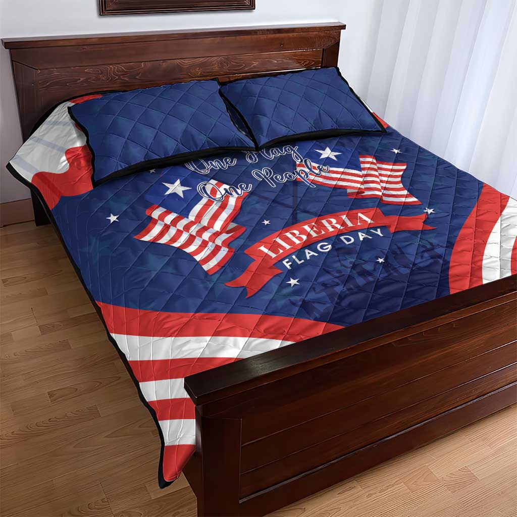 Liberia Flag Day Quilt Bed Set One Flag One People LT15