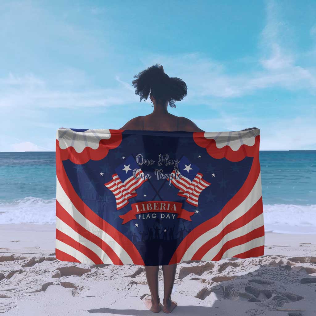 Liberia Flag Day Sarong One Flag One People LT15