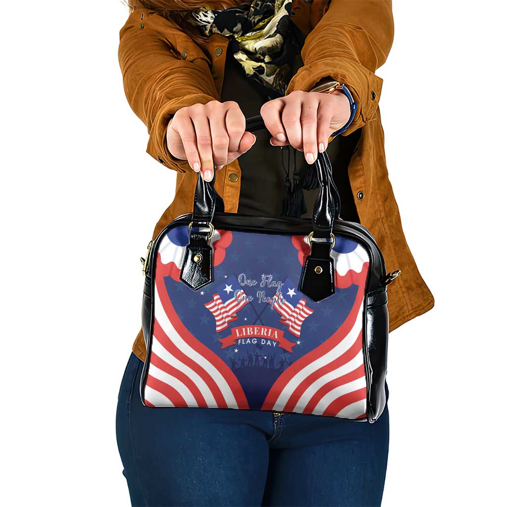 Happy Liberia Flag Day Shoulder Handbag One Flag One People LT15
