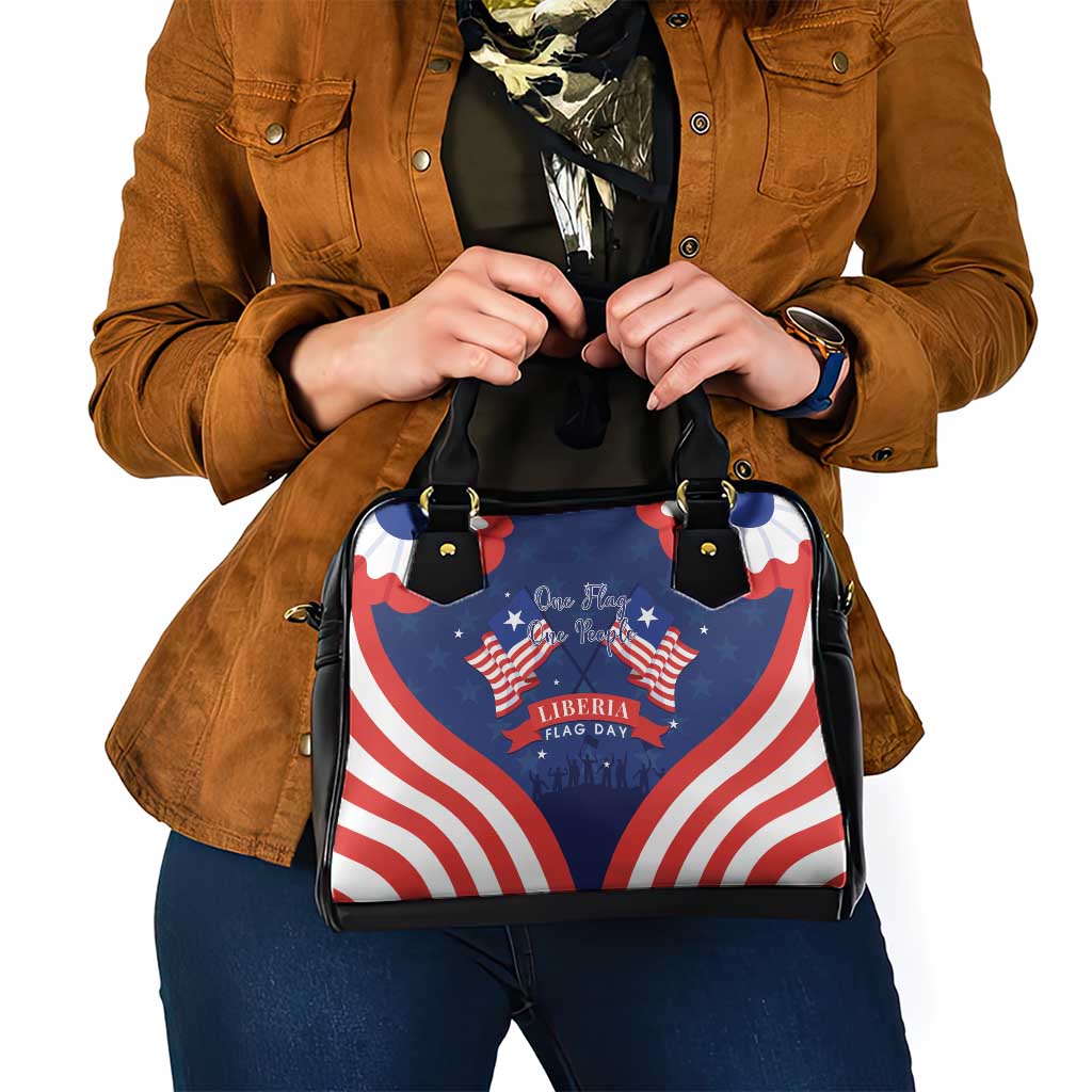 Happy Liberia Flag Day Shoulder Handbag One Flag One People LT15